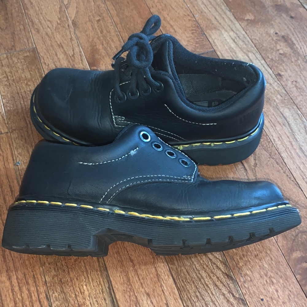 Dr. Martens Doc Black Oxford Size 4 vintage Lace Up DM’s